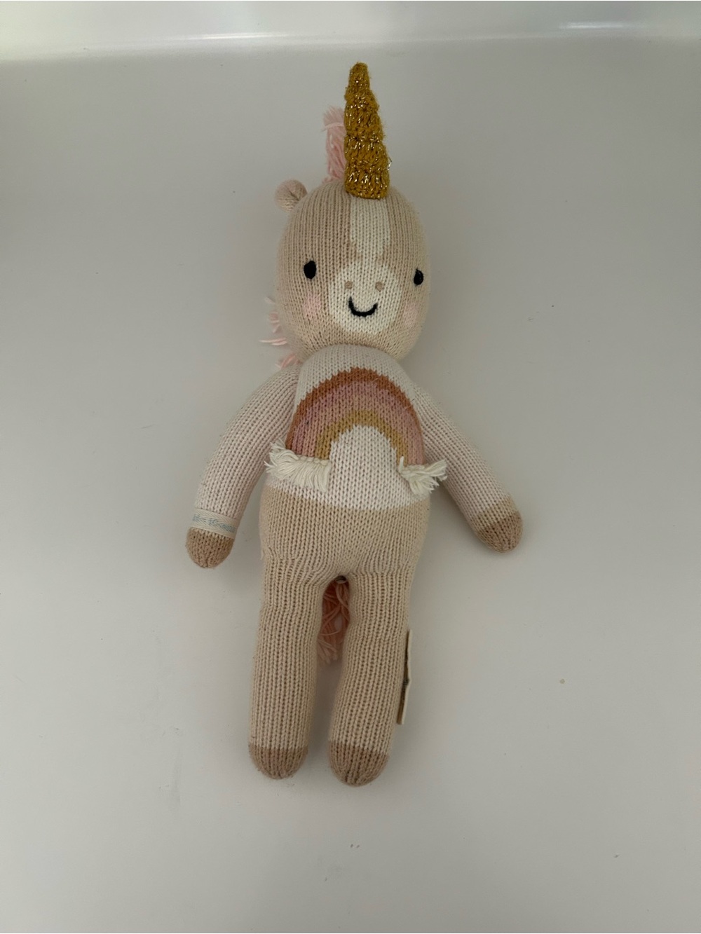 Cuddle + Kind Zara the Unicorn Knit Plush Stuffed Animal